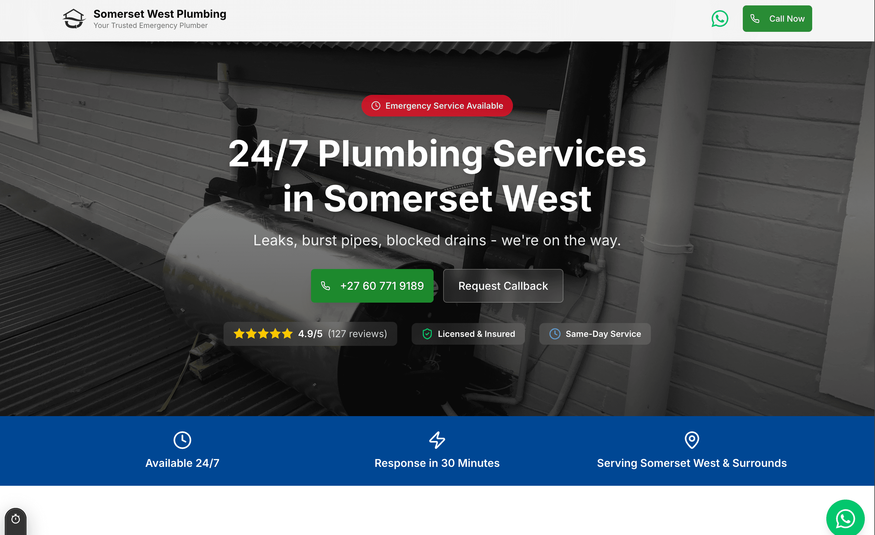 Plumbing Services screenshot